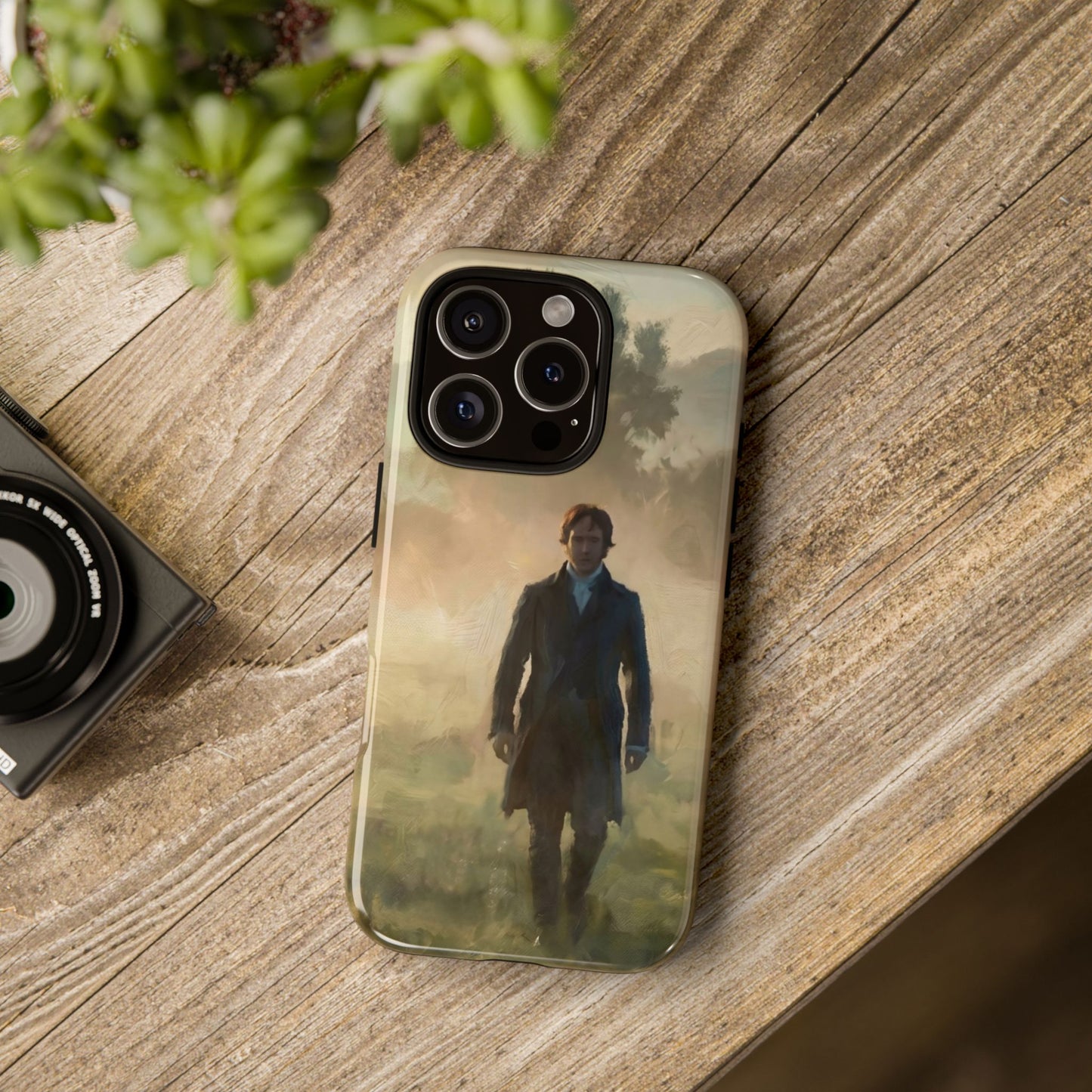 Mr. Darcy in the Morning Mist iPhone Case — Rugged Dual-Layer Protection