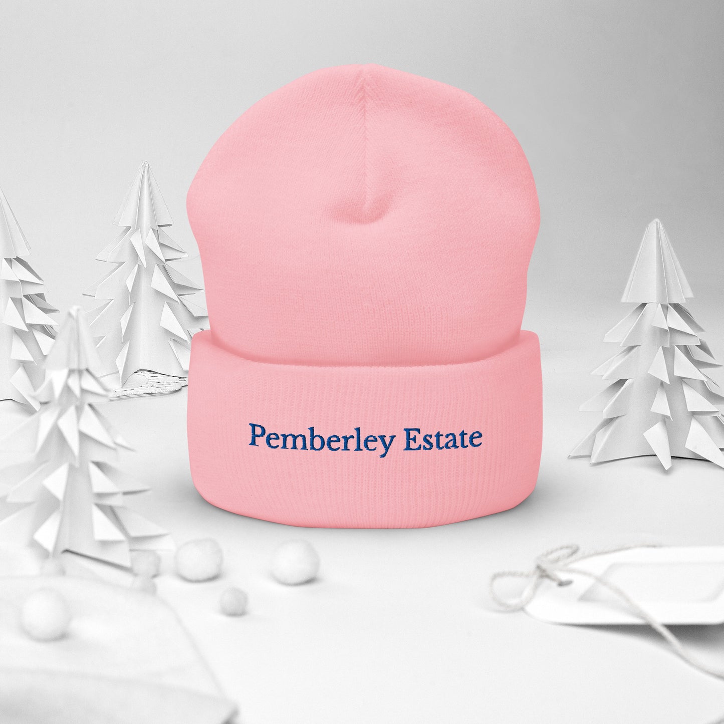 pink beanie hat