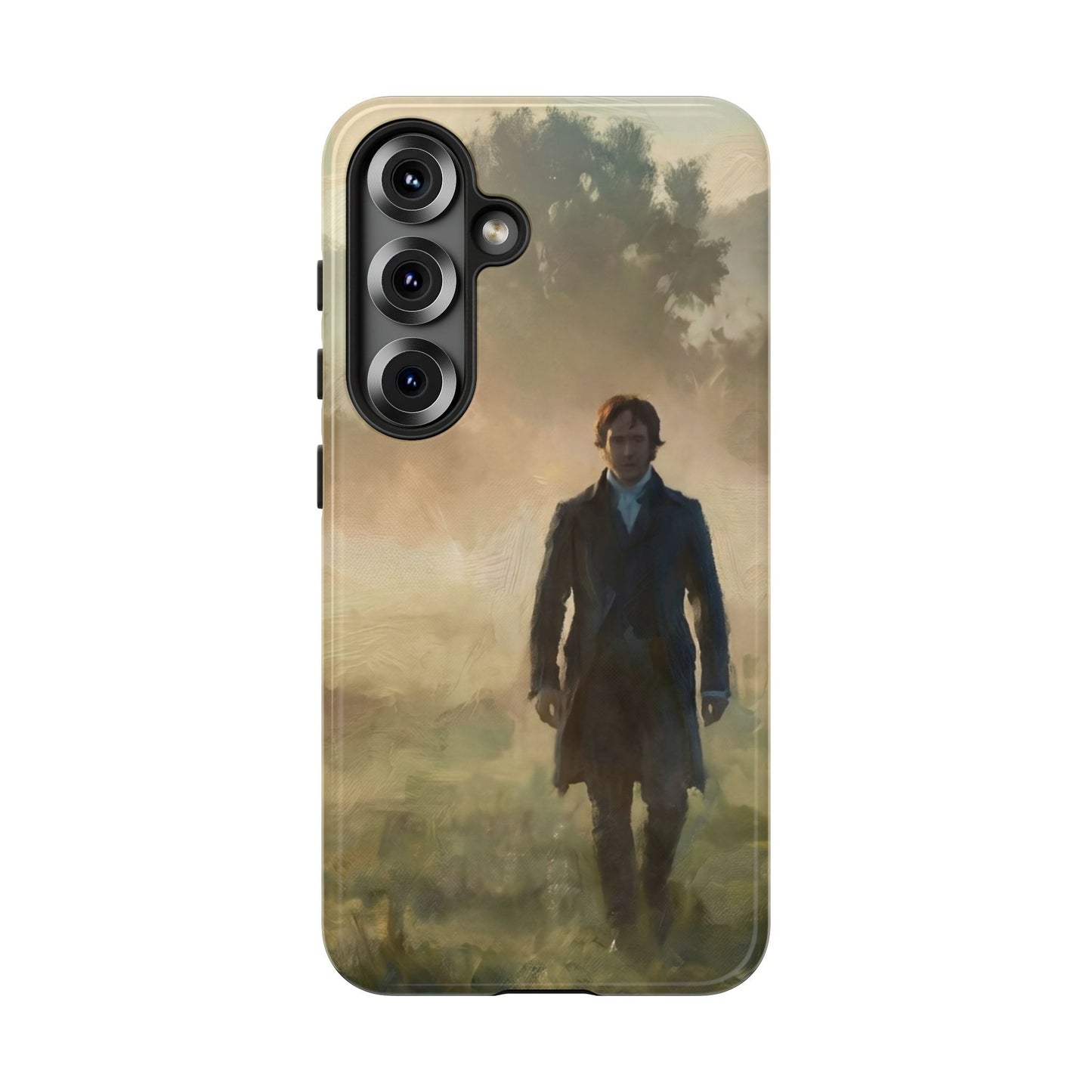 Mr. Darcy in the Morning Mist Phone Case — Samsung Galaxy & Google Pixel (Rugged Dual-Layer)