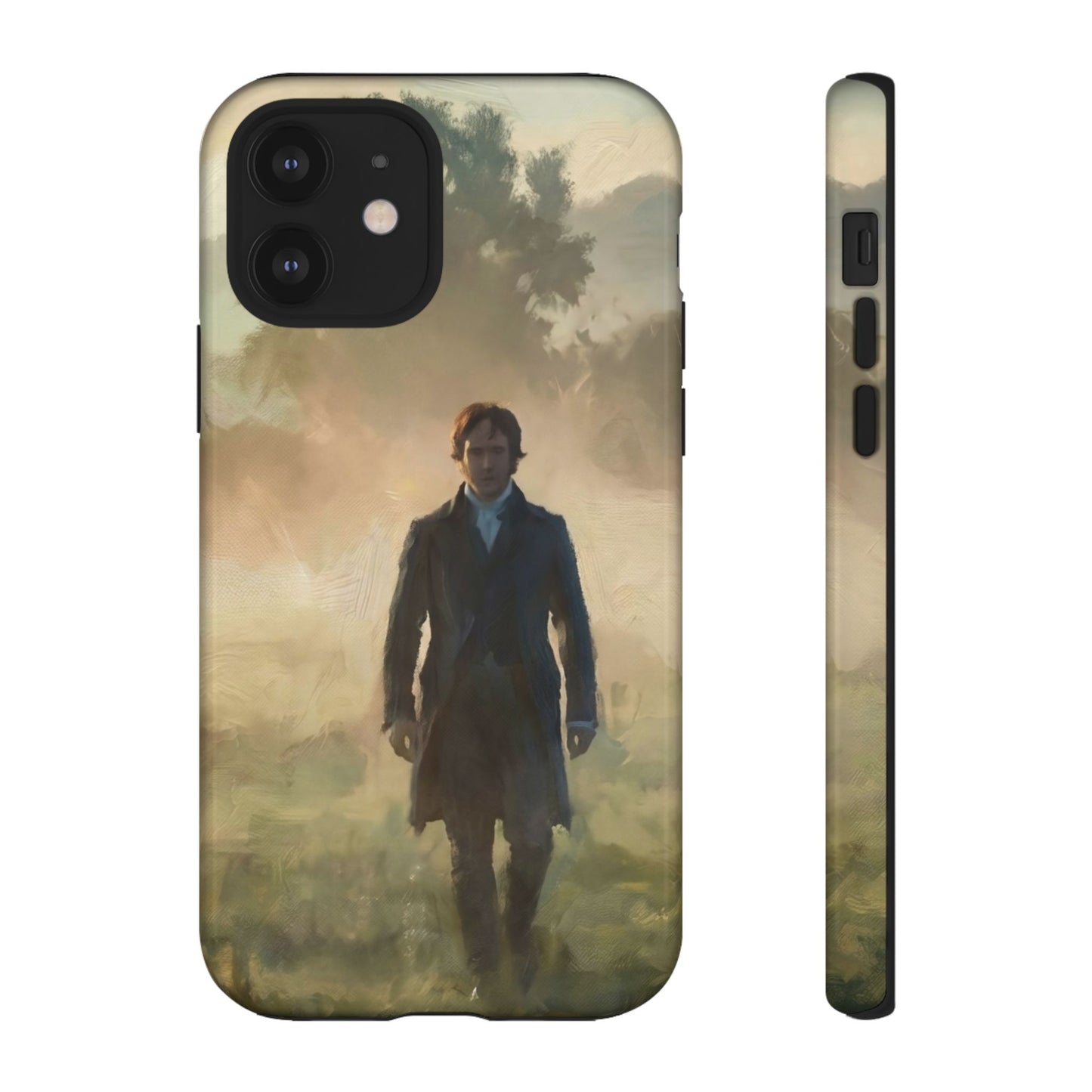 Mr. Darcy in the Morning Mist iPhone Case — Rugged Dual-Layer Protection