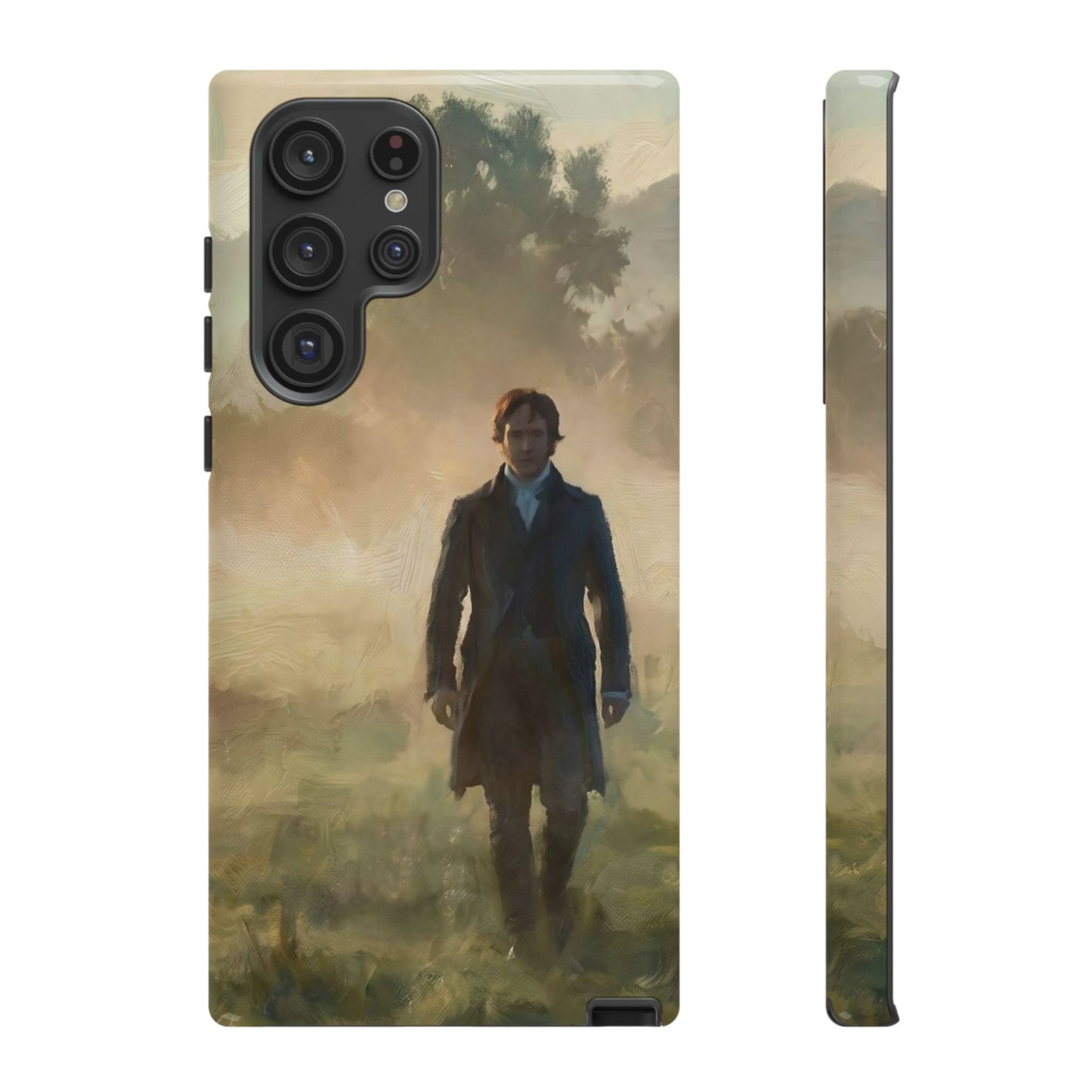 Mr. Darcy in the Morning Mist Phone Case — Samsung Galaxy & Google Pixel (Rugged Dual-Layer)