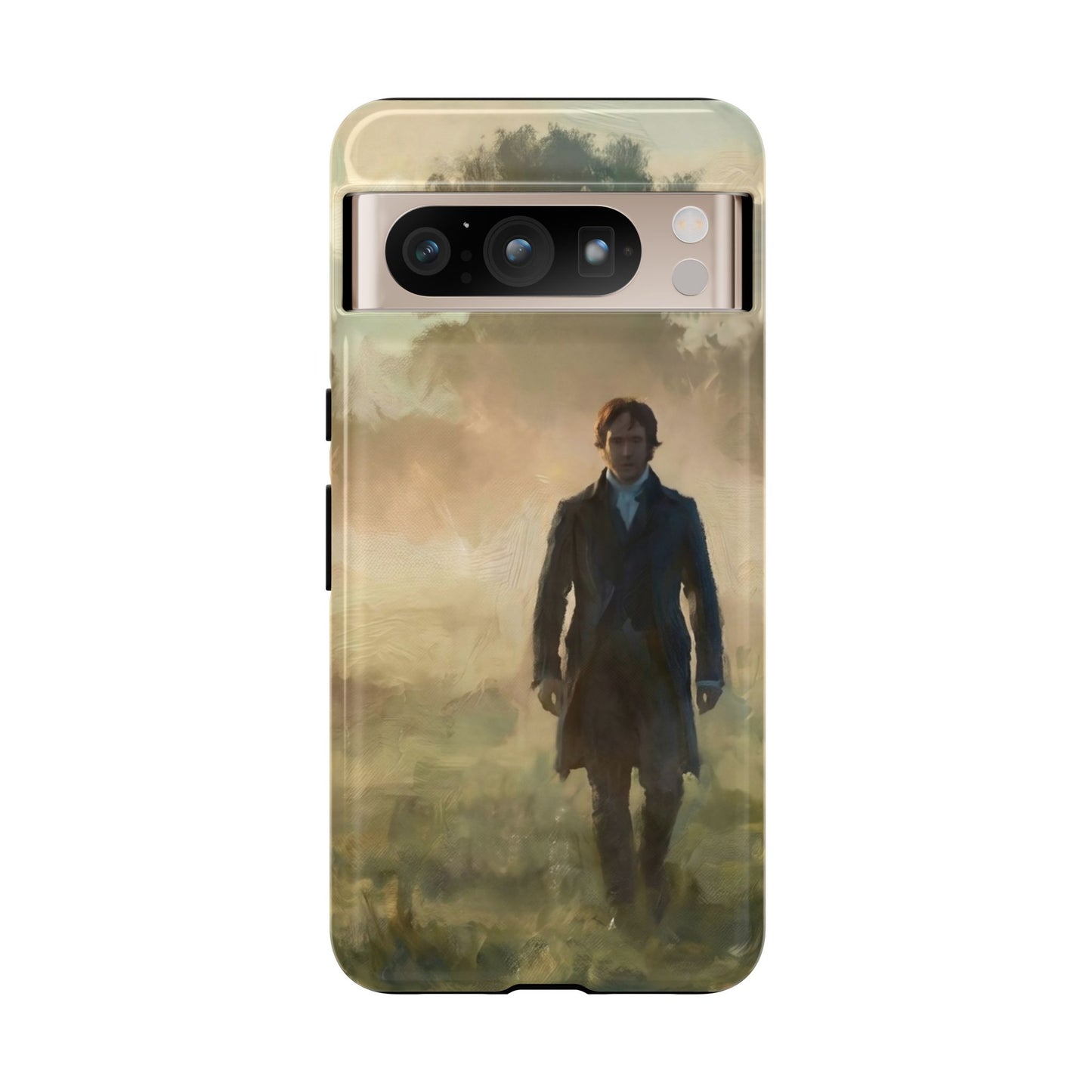 Mr. Darcy in the Morning Mist Phone Case — Samsung Galaxy & Google Pixel (Rugged Dual-Layer)