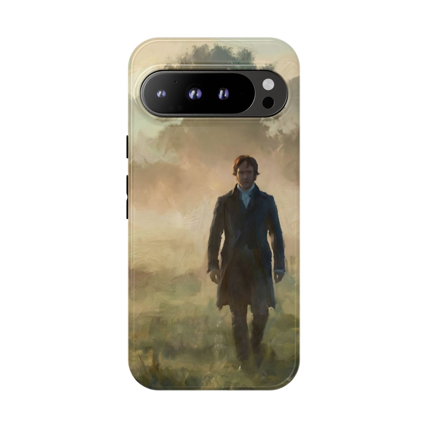 Mr. Darcy in the Morning Mist Phone Case — Samsung Galaxy & Google Pixel (Rugged Dual-Layer)