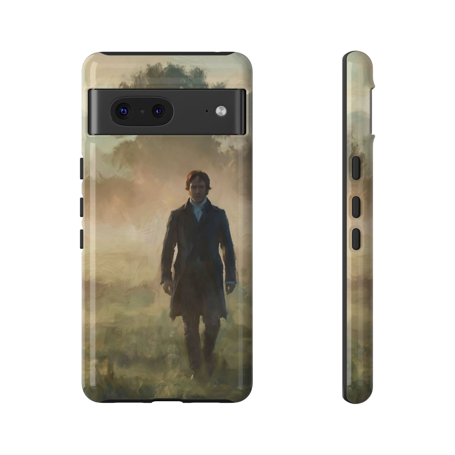 Mr. Darcy in the Morning Mist Phone Case — Samsung Galaxy & Google Pixel (Rugged Dual-Layer)