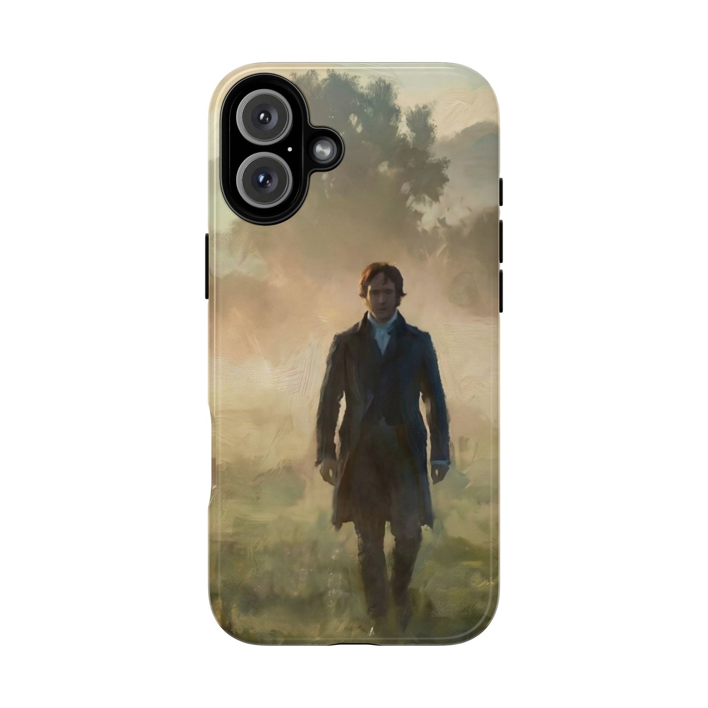 Mr. Darcy in the Morning Mist iPhone Case — Rugged Dual-Layer Protection