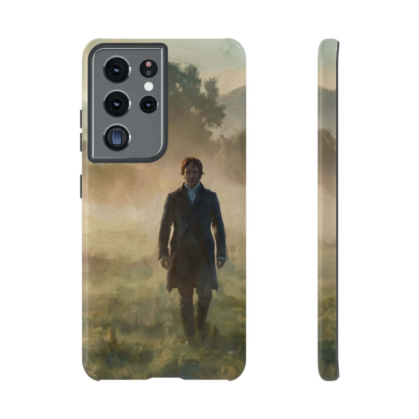 Mr. Darcy in the Morning Mist Phone Case — Samsung Galaxy & Google Pixel (Rugged Dual-Layer)
