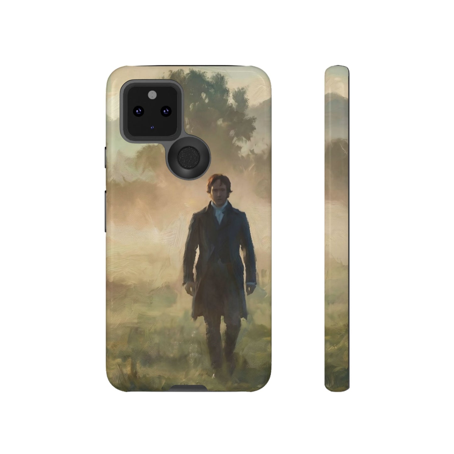 Mr. Darcy in the Morning Mist Phone Case — Samsung Galaxy & Google Pixel (Rugged Dual-Layer)