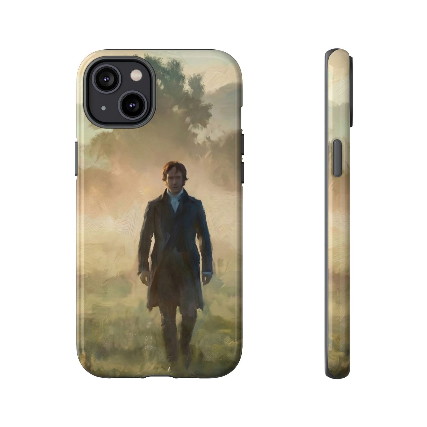 Mr. Darcy in the Morning Mist iPhone Case — Rugged Dual-Layer Protection
