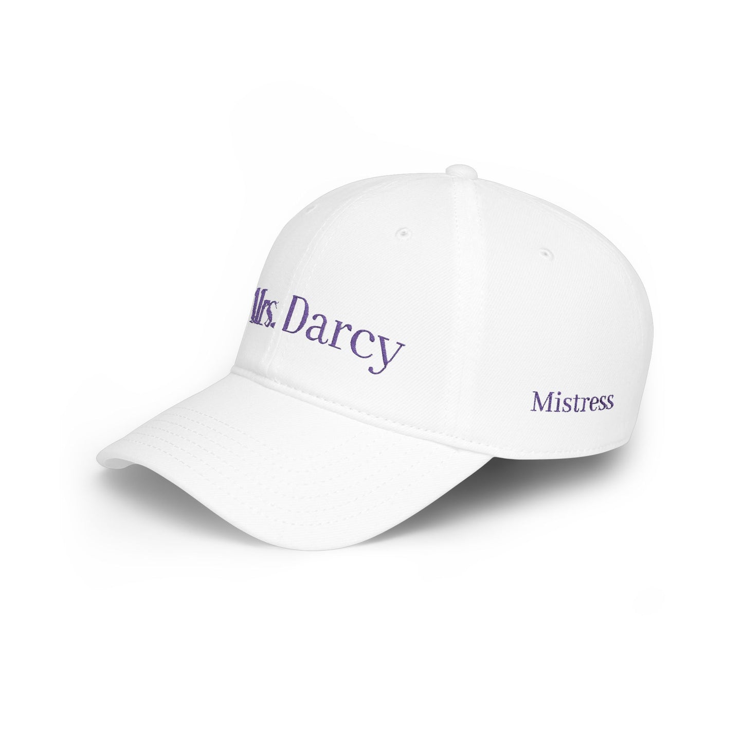 Mrs. Darcy “Mistress” Cap — Low-Profile Cotton Twill Hat