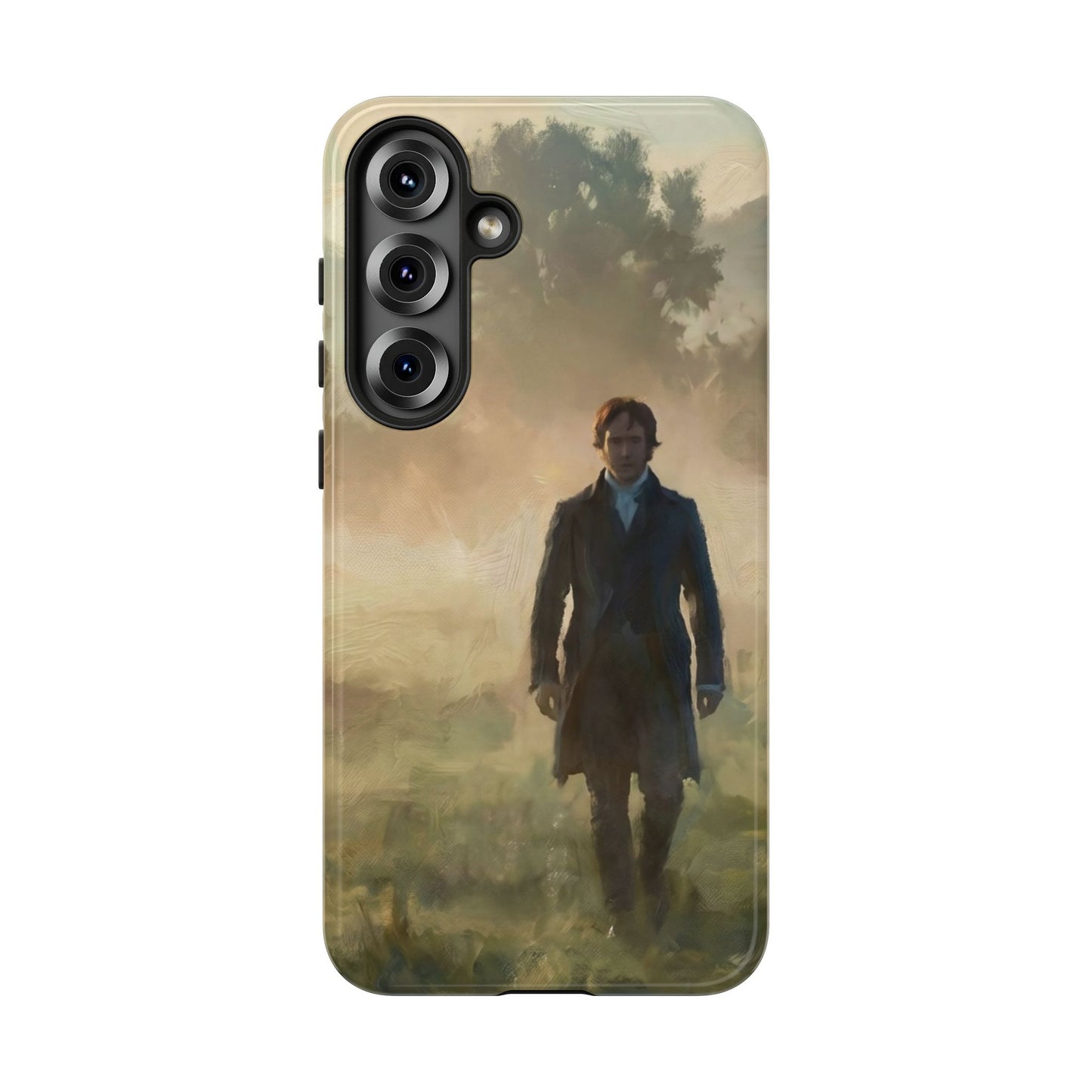 Mr. Darcy in the Morning Mist Phone Case — Samsung Galaxy & Google Pixel (Rugged Dual-Layer)