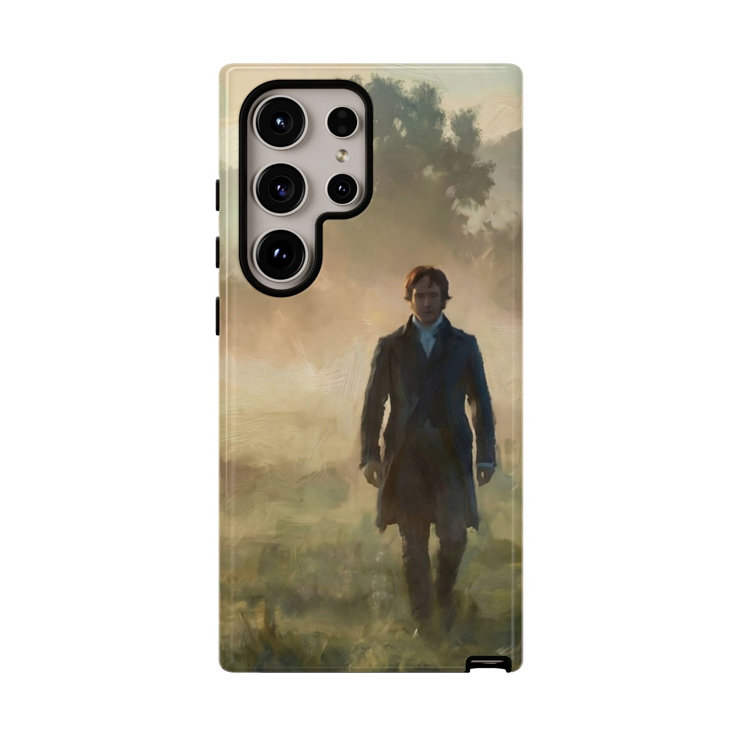 Mr. Darcy in the Morning Mist Phone Case — Samsung Galaxy & Google Pixel (Rugged Dual-Layer)