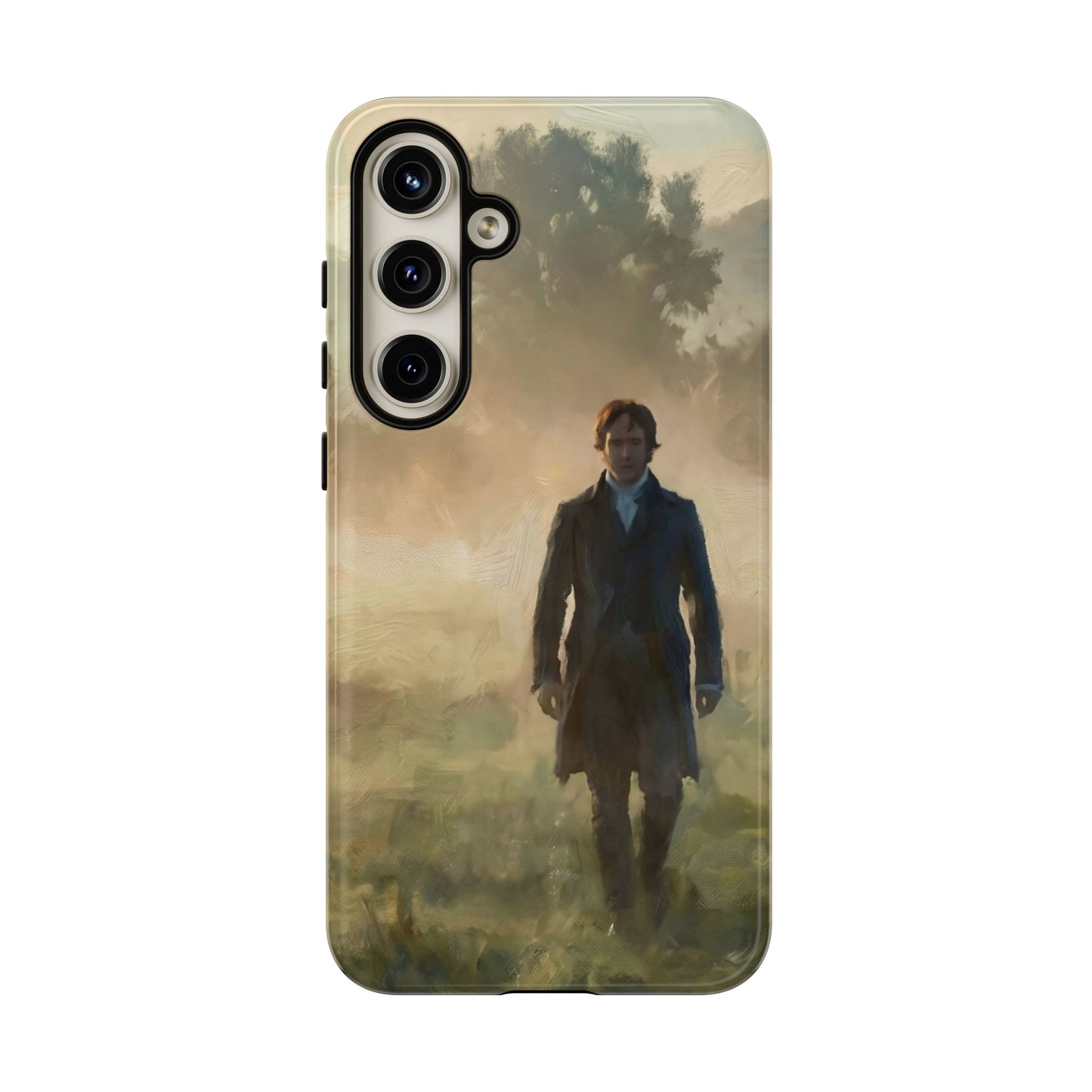 Mr. Darcy in the Morning Mist Phone Case — Samsung Galaxy & Google Pixel (Rugged Dual-Layer)