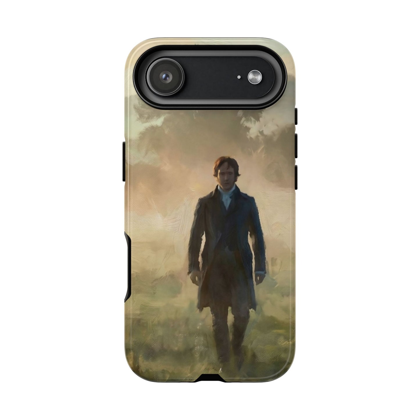 Mr. Darcy in the Morning Mist iPhone Case — Rugged Dual-Layer Protection