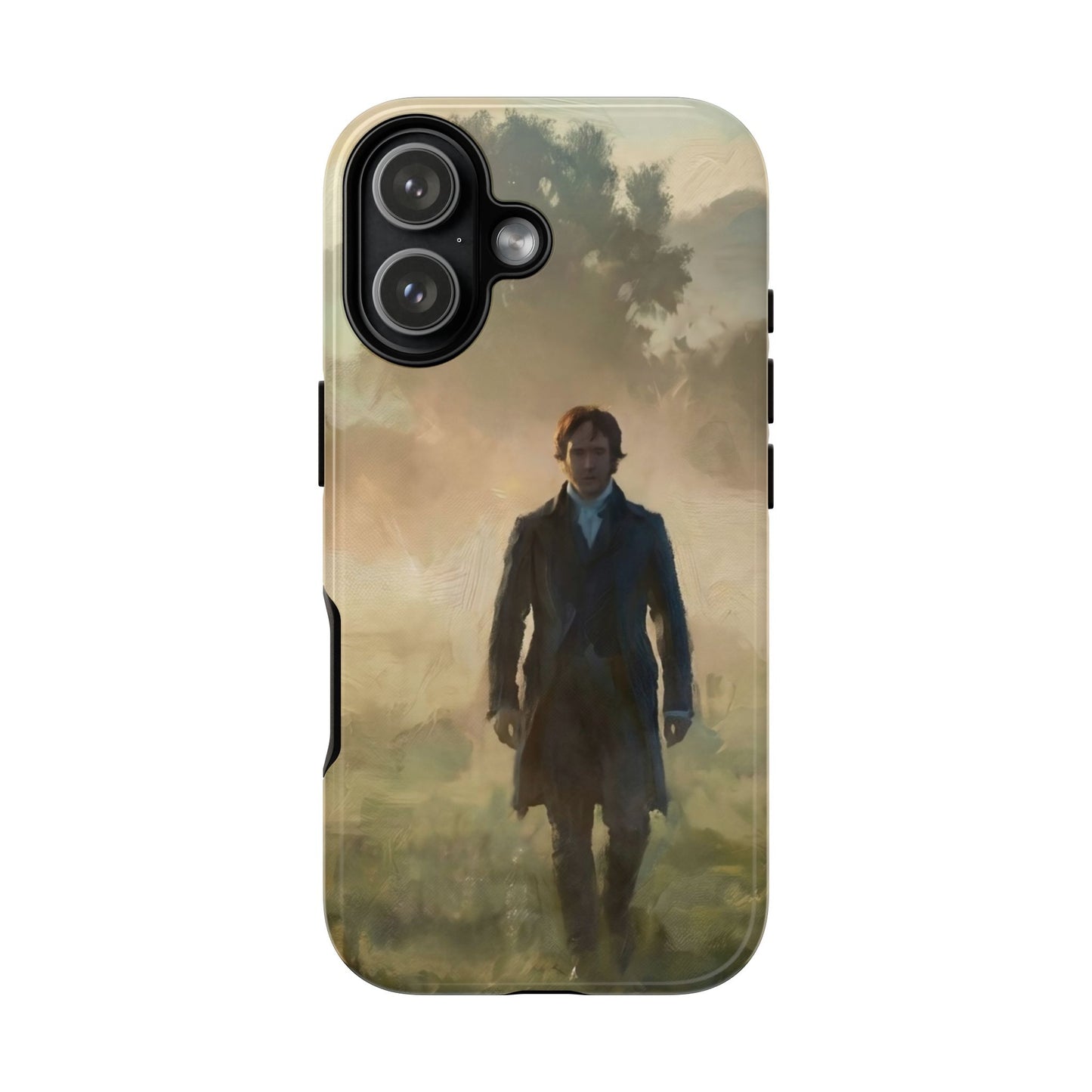 Mr. Darcy in the Morning Mist iPhone Case — Rugged Dual-Layer Protection