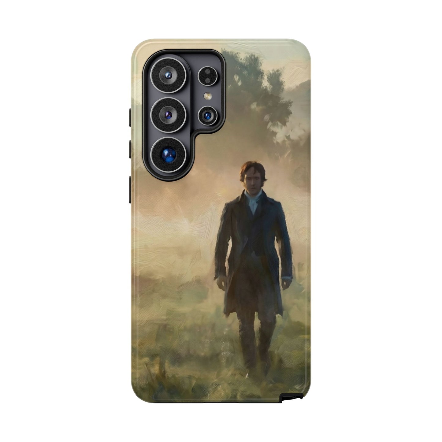 Mr. Darcy in the Morning Mist Phone Case — Samsung Galaxy & Google Pixel (Rugged Dual-Layer)