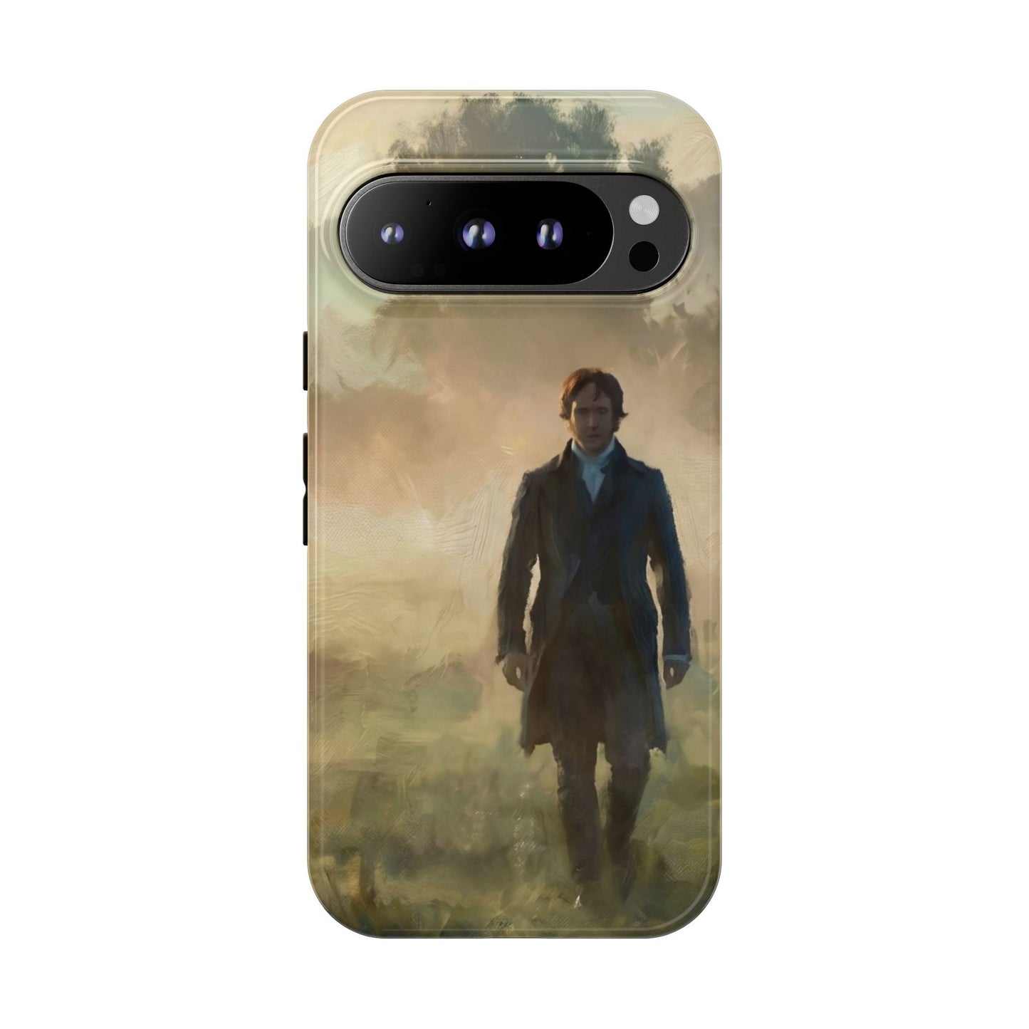 Mr. Darcy in the Morning Mist Phone Case — Samsung Galaxy & Google Pixel (Rugged Dual-Layer)