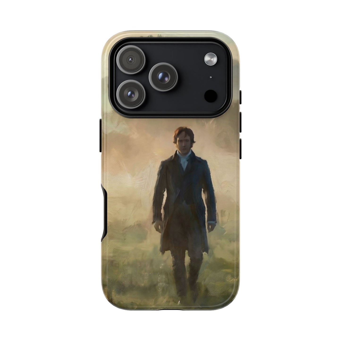 Mr. Darcy in the Morning Mist iPhone Case — Rugged Dual-Layer Protection