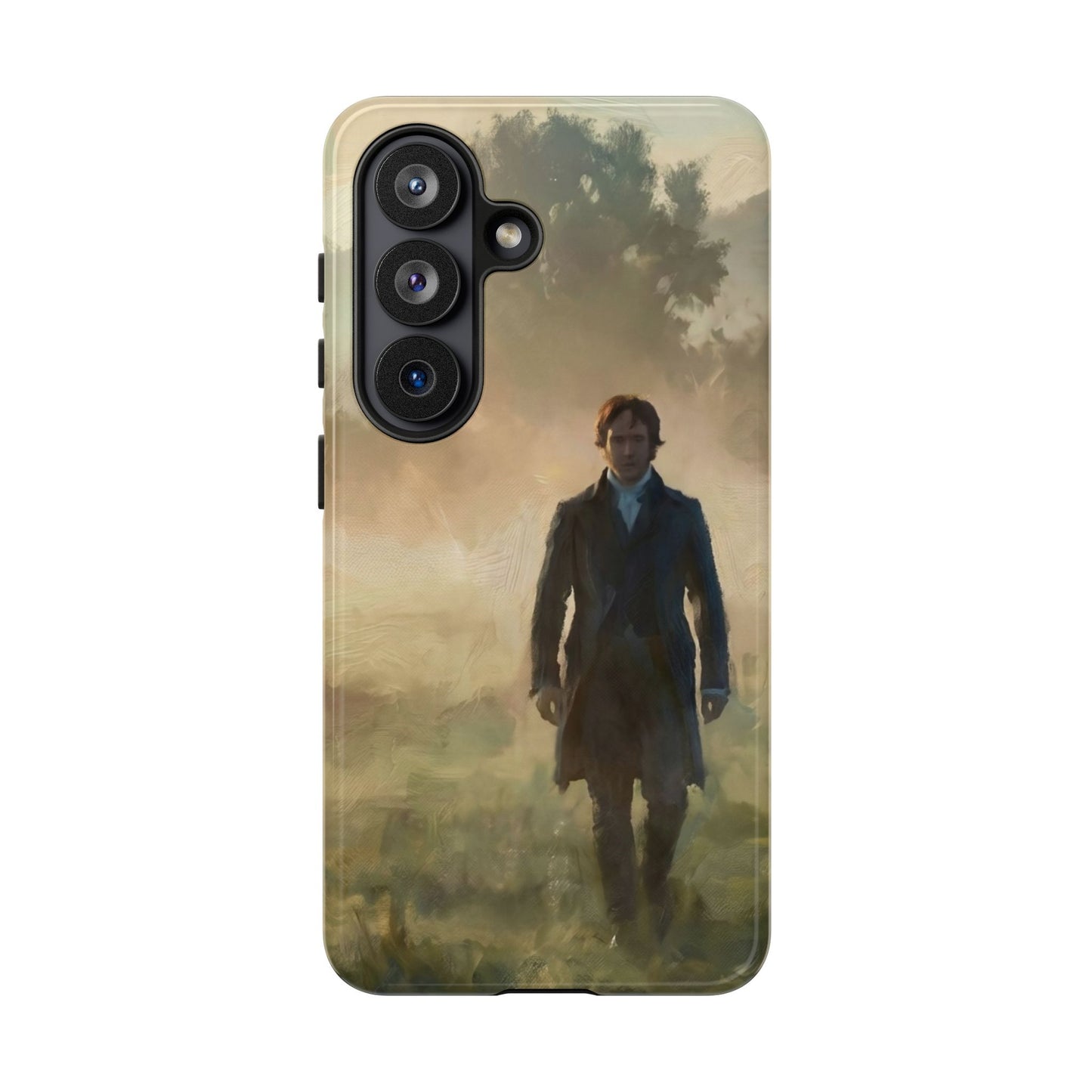 Mr. Darcy in the Morning Mist Phone Case — Samsung Galaxy & Google Pixel (Rugged Dual-Layer)