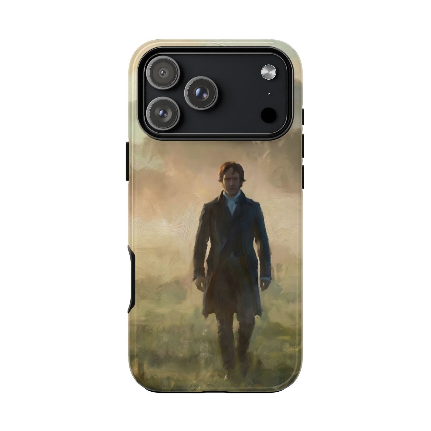 Mr. Darcy in the Morning Mist iPhone Case — Rugged Dual-Layer Protection