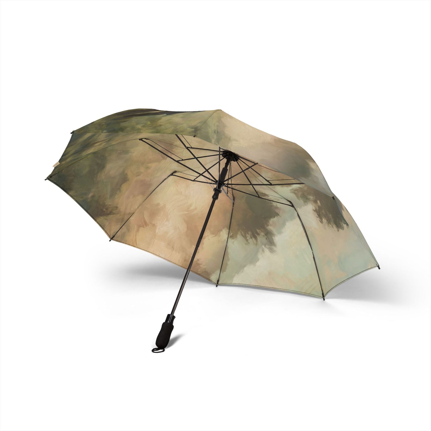 Mr. Darcy Morning Mist Umbrella | Romantic Regency Art Foldable Travel Umbrella