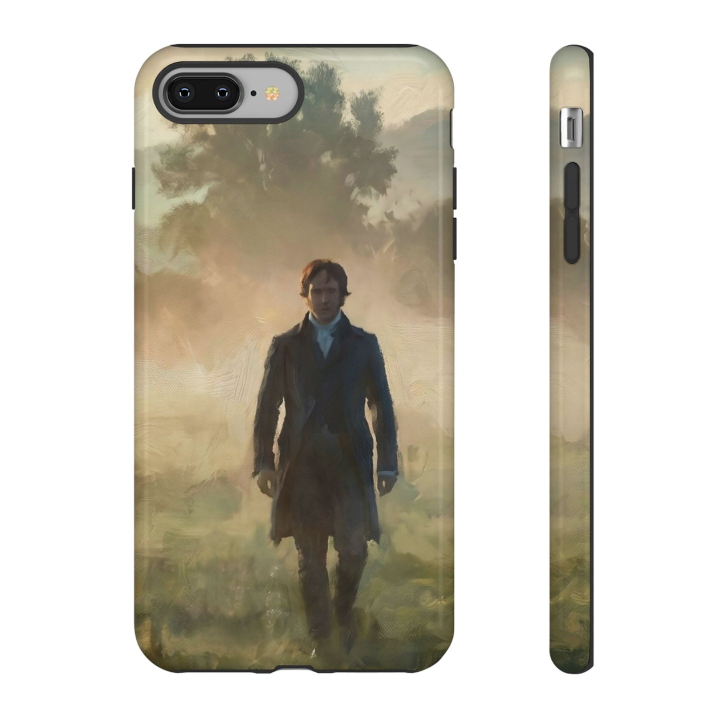 Mr. Darcy in the Morning Mist iPhone Case — Rugged Dual-Layer Protection
