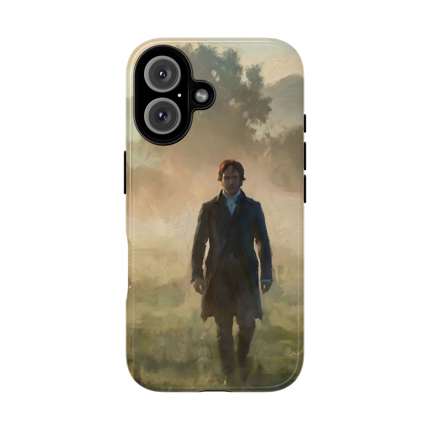 Mr. Darcy in the Morning Mist iPhone Case — Rugged Dual-Layer Protection