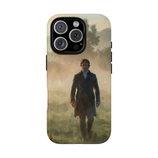 Mr. Darcy in the Morning Mist iPhone Case — Rugged Dual-Layer Protection