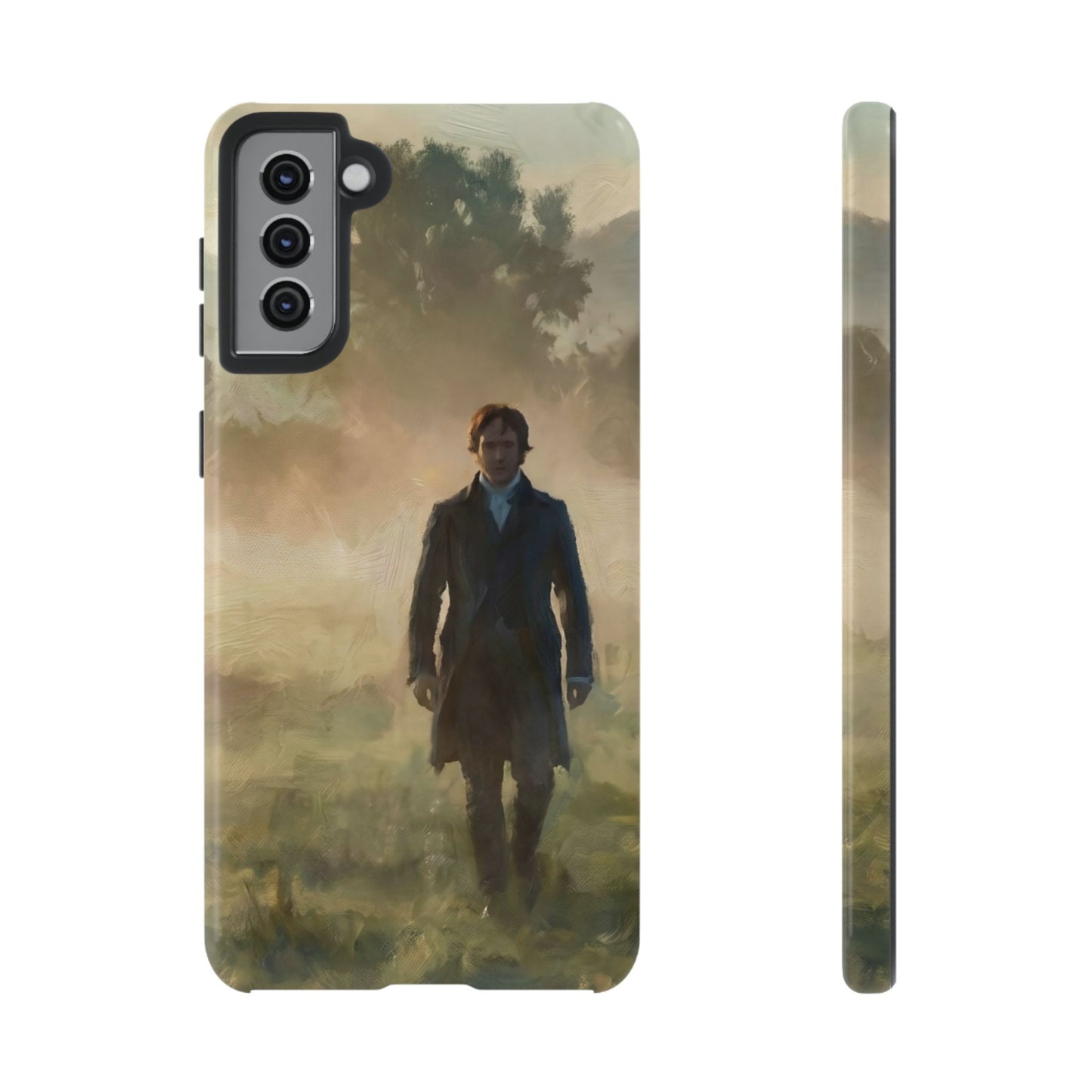 Mr. Darcy in the Morning Mist Phone Case — Samsung Galaxy & Google Pixel (Rugged Dual-Layer)