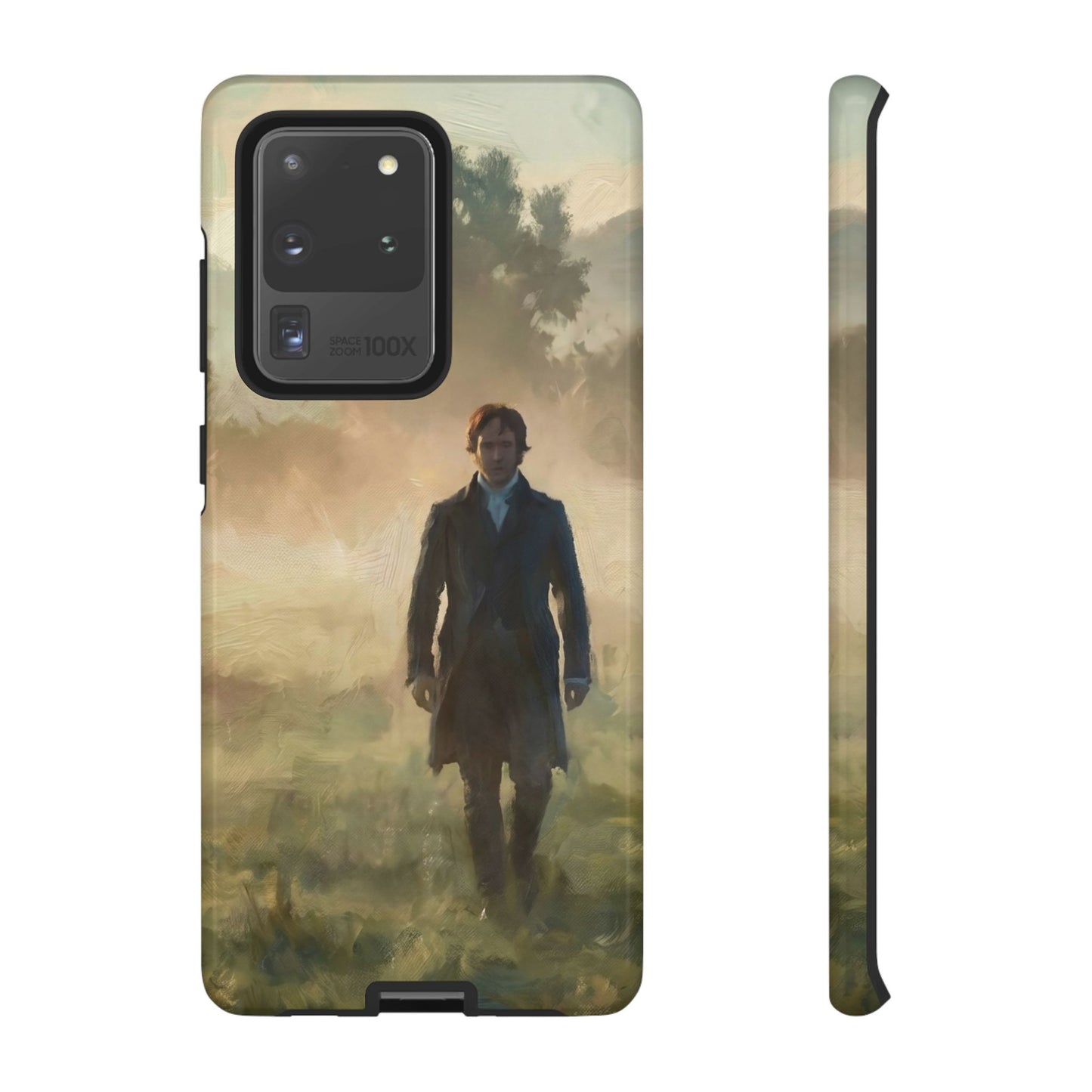 Mr. Darcy in the Morning Mist Phone Case — Samsung Galaxy & Google Pixel (Rugged Dual-Layer)