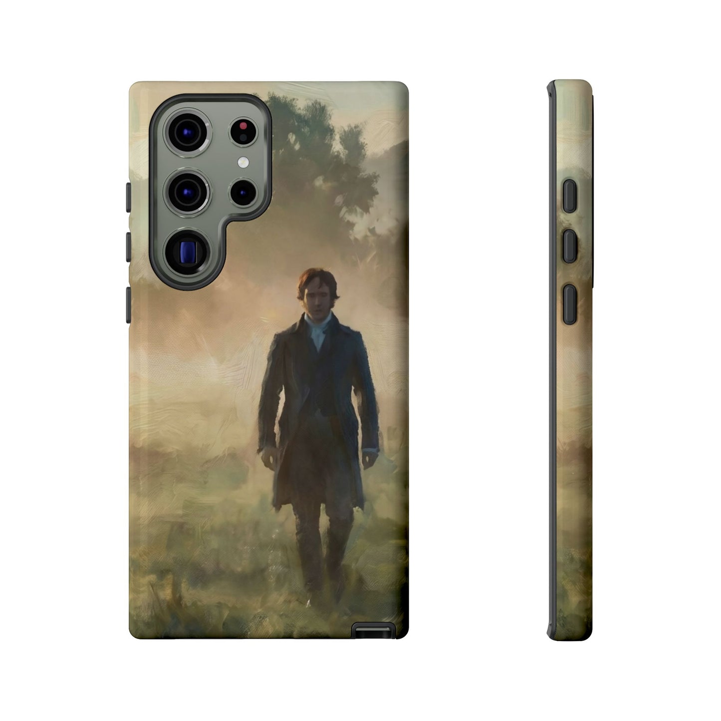 Mr. Darcy in the Morning Mist Phone Case — Samsung Galaxy & Google Pixel (Rugged Dual-Layer)