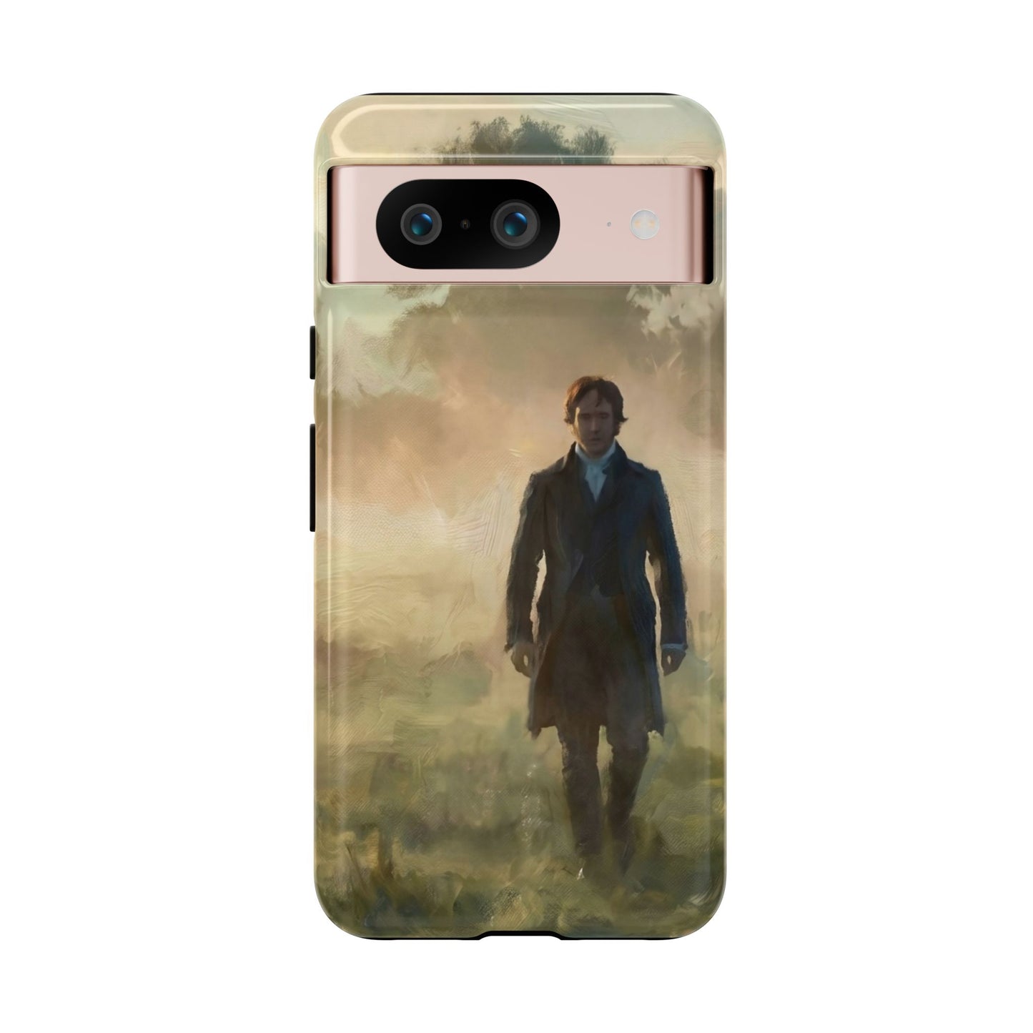 Mr. Darcy in the Morning Mist Phone Case — Samsung Galaxy & Google Pixel (Rugged Dual-Layer)