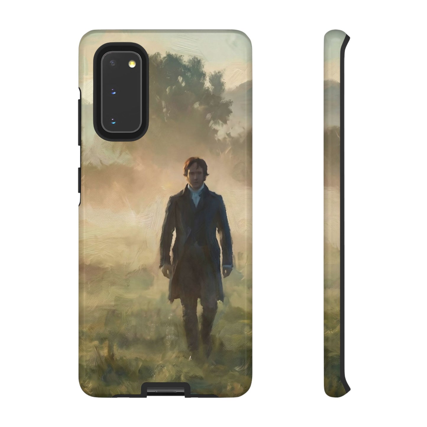 Mr. Darcy in the Morning Mist Phone Case — Samsung Galaxy & Google Pixel (Rugged Dual-Layer)