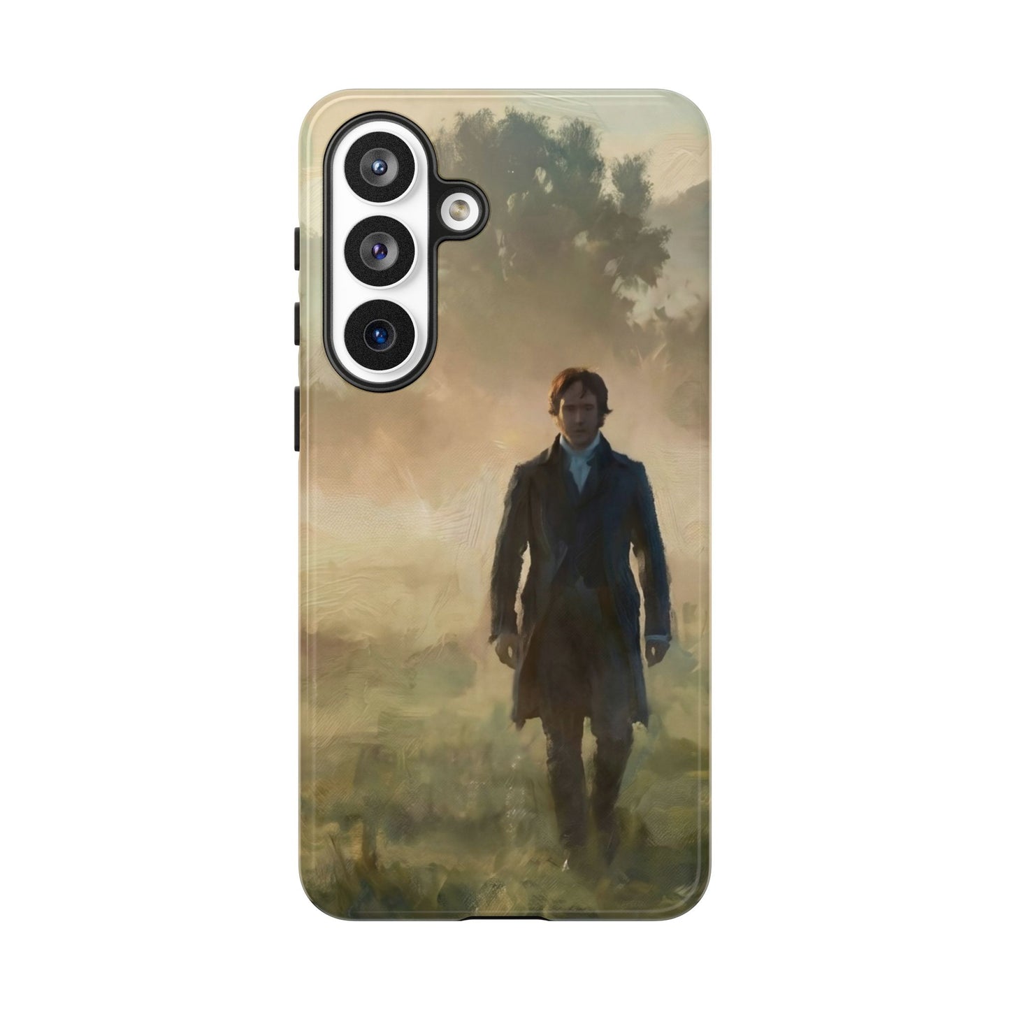 Mr. Darcy in the Morning Mist Phone Case — Samsung Galaxy & Google Pixel (Rugged Dual-Layer)
