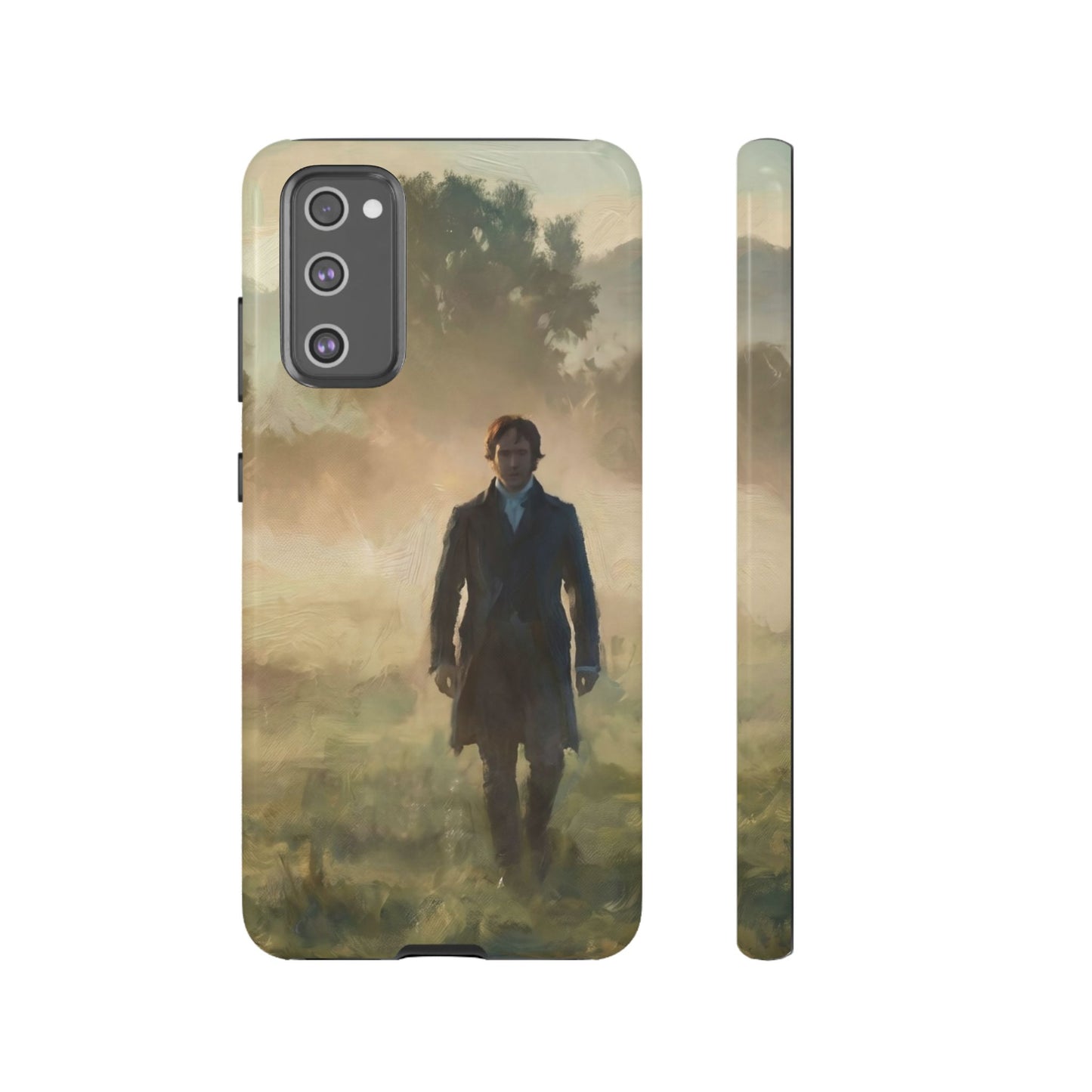 Mr. Darcy in the Morning Mist Phone Case — Samsung Galaxy & Google Pixel (Rugged Dual-Layer)