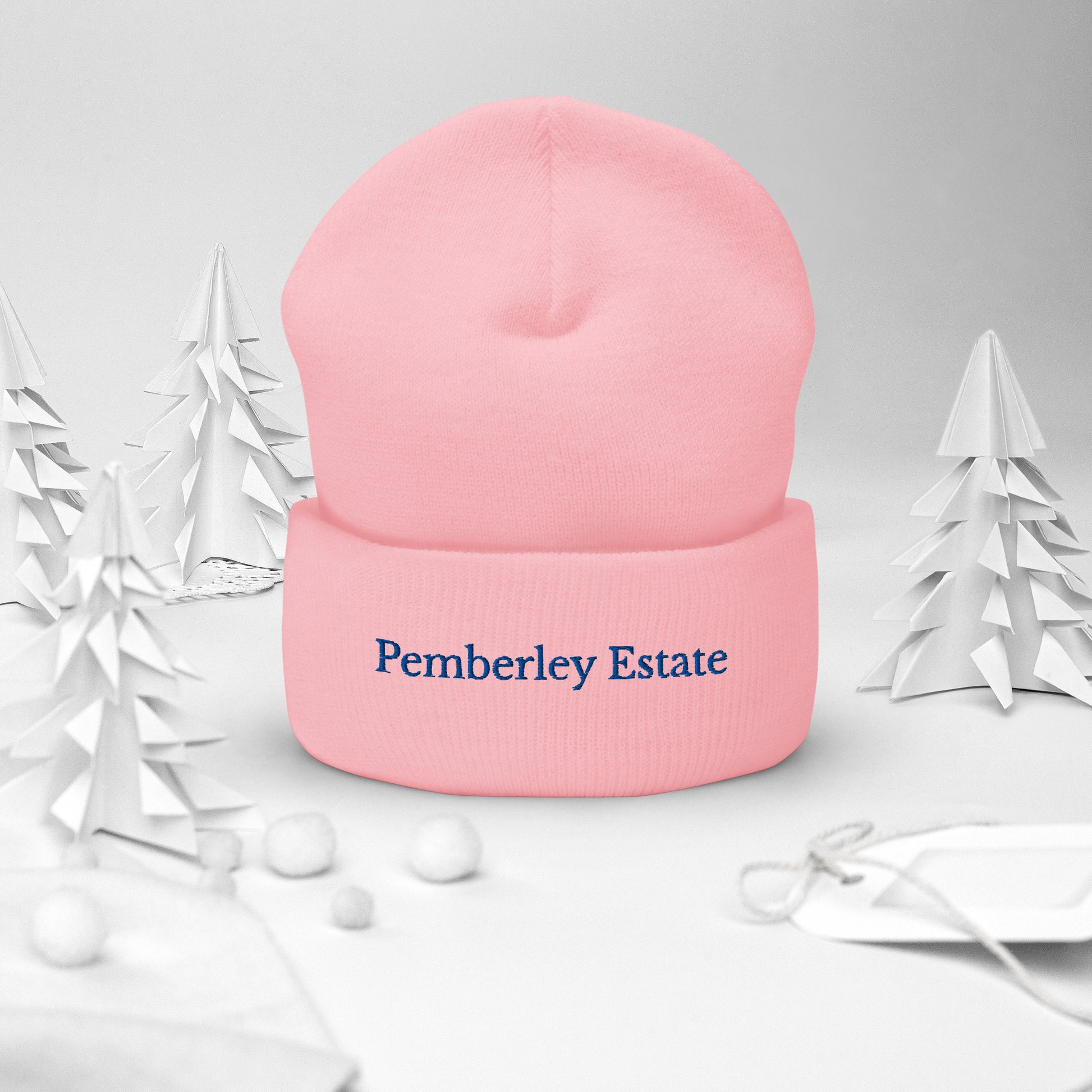 pink beanie hat