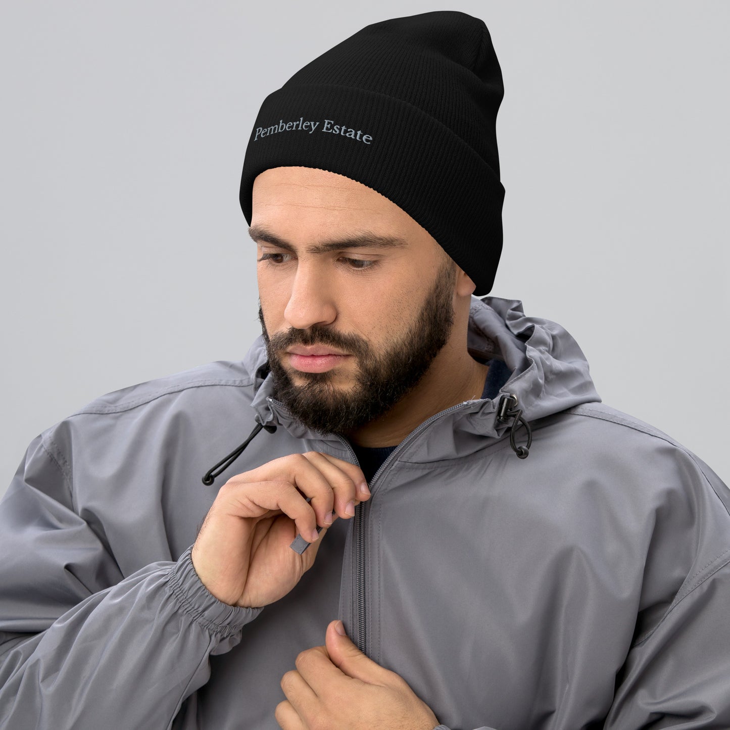 man in black beanie